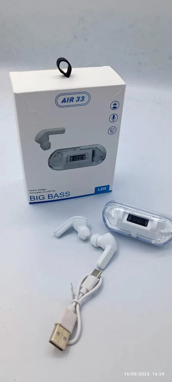 Crystal Wireless Earphones – Transparent Air