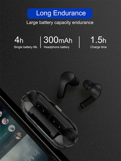 Crystal Wireless Earphones – Transparent Air