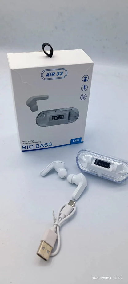 Crystal Wireless Earphones – Transparent Air