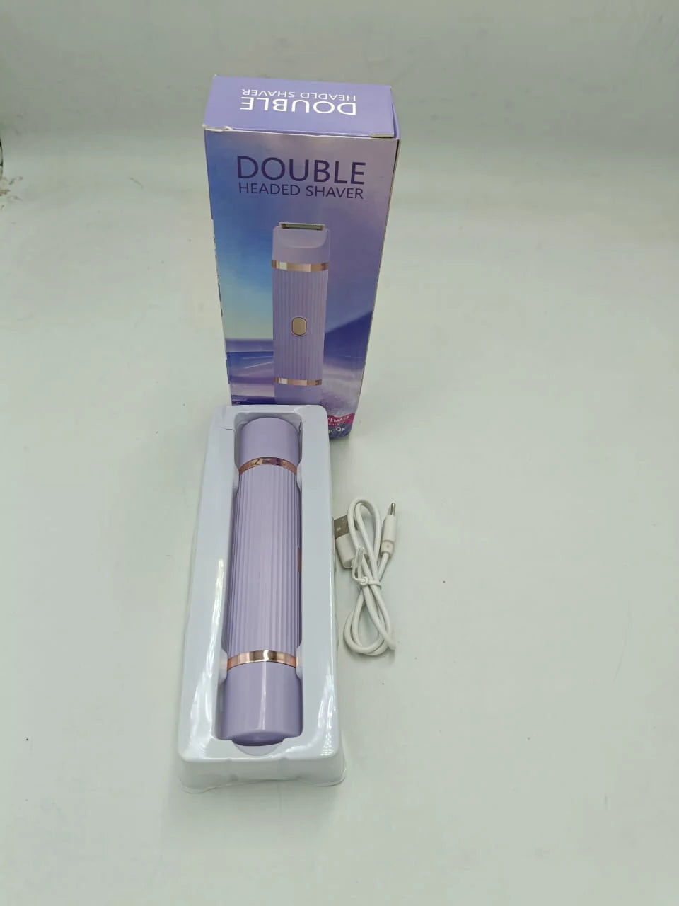 2 in 1 Double Head Electric Shaver | Easy Hair Removal