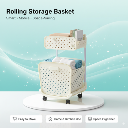 Rolling Storage Baskets
