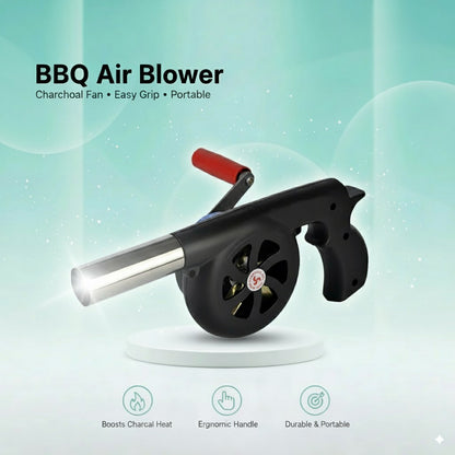 Manual BBQ Air Blower – Easy Grip & Portable