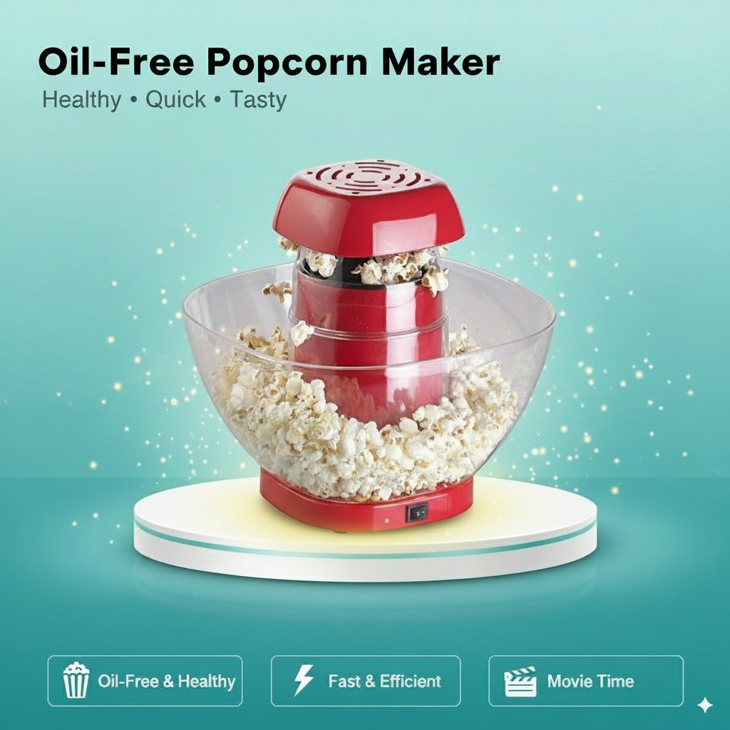 Oil-Free Popcorn Maker