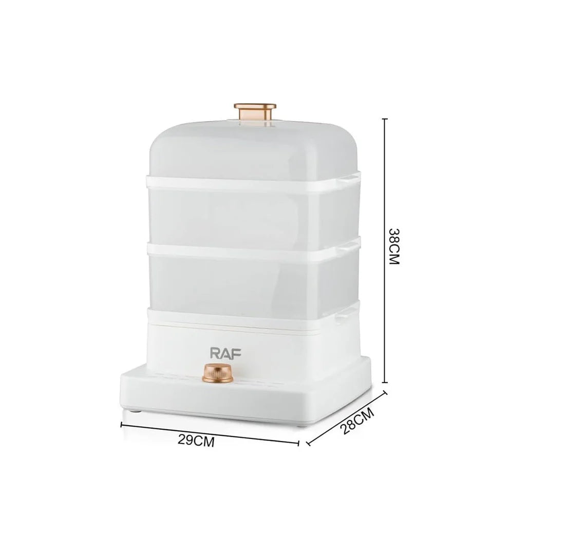RAF Food Steamer – 3-Tier Electric Cooker
