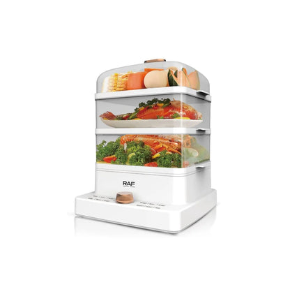 RAF Food Steamer – 3-Tier Electric Cooker