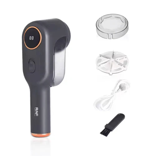 RAF Rechargeable Lint Remover – LED Display, 6 Blades
